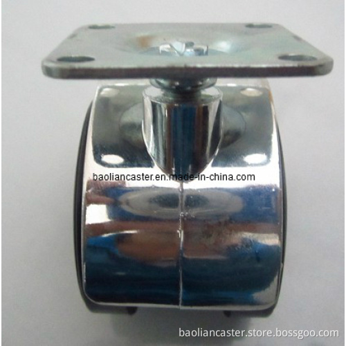 Electroplate Castor/Chair Castor for Furniture Caster Without Brake